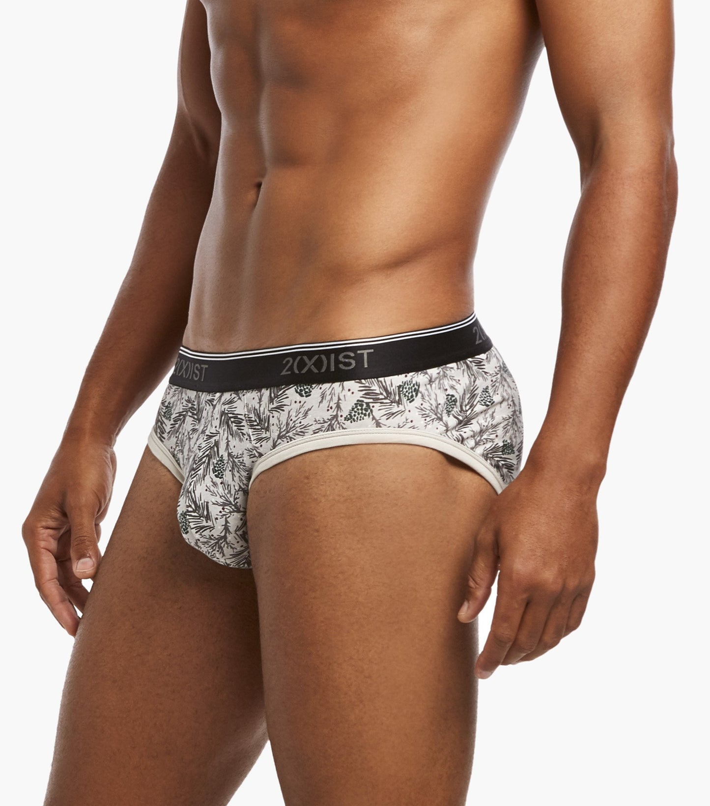 2XIST Cotton Stretch No-Show Brief 3-Pack Floral