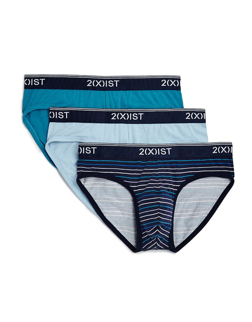 2xist 3-Pack Stretch No-Show Brief 021320