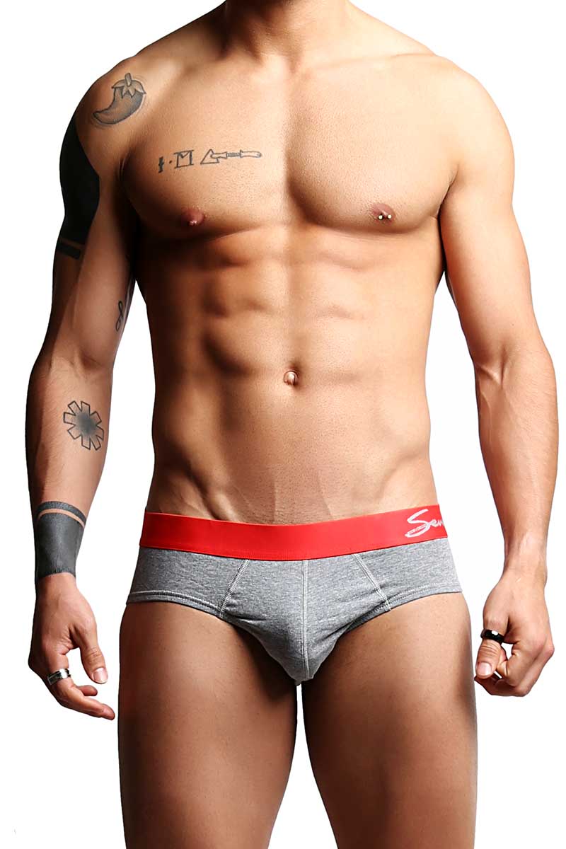 Seven7 Light Heather-Grey Brief 2-Pack