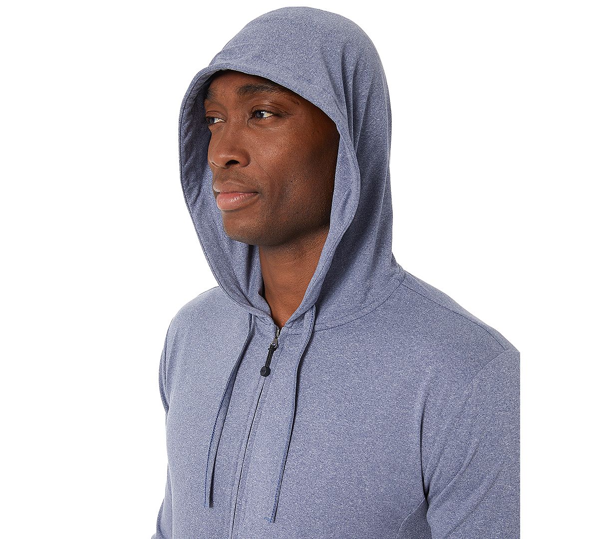 32 Degrees Ultra Lux Zip Hoodie Light Blue