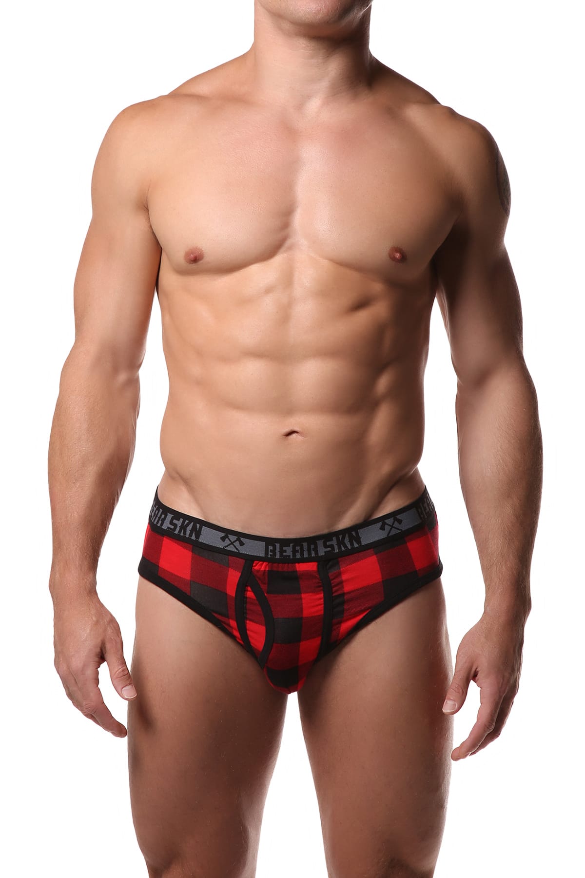 Bear Skn Red Backwoods Brief