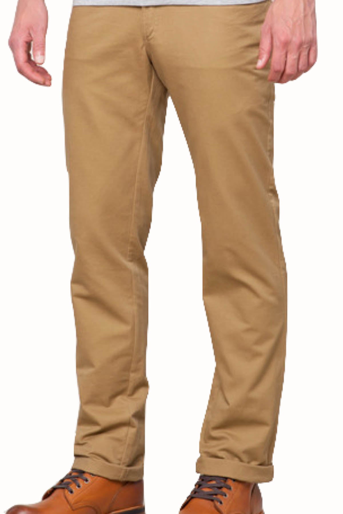 Something Strong Brown Straight Leg 5-pocket Pant