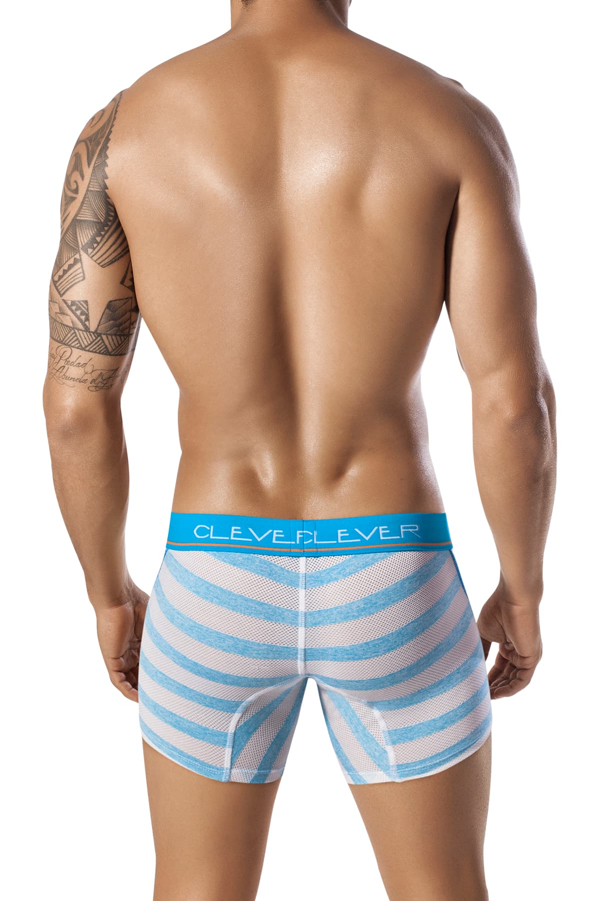 Clever Blue Bars & Bars Boxer