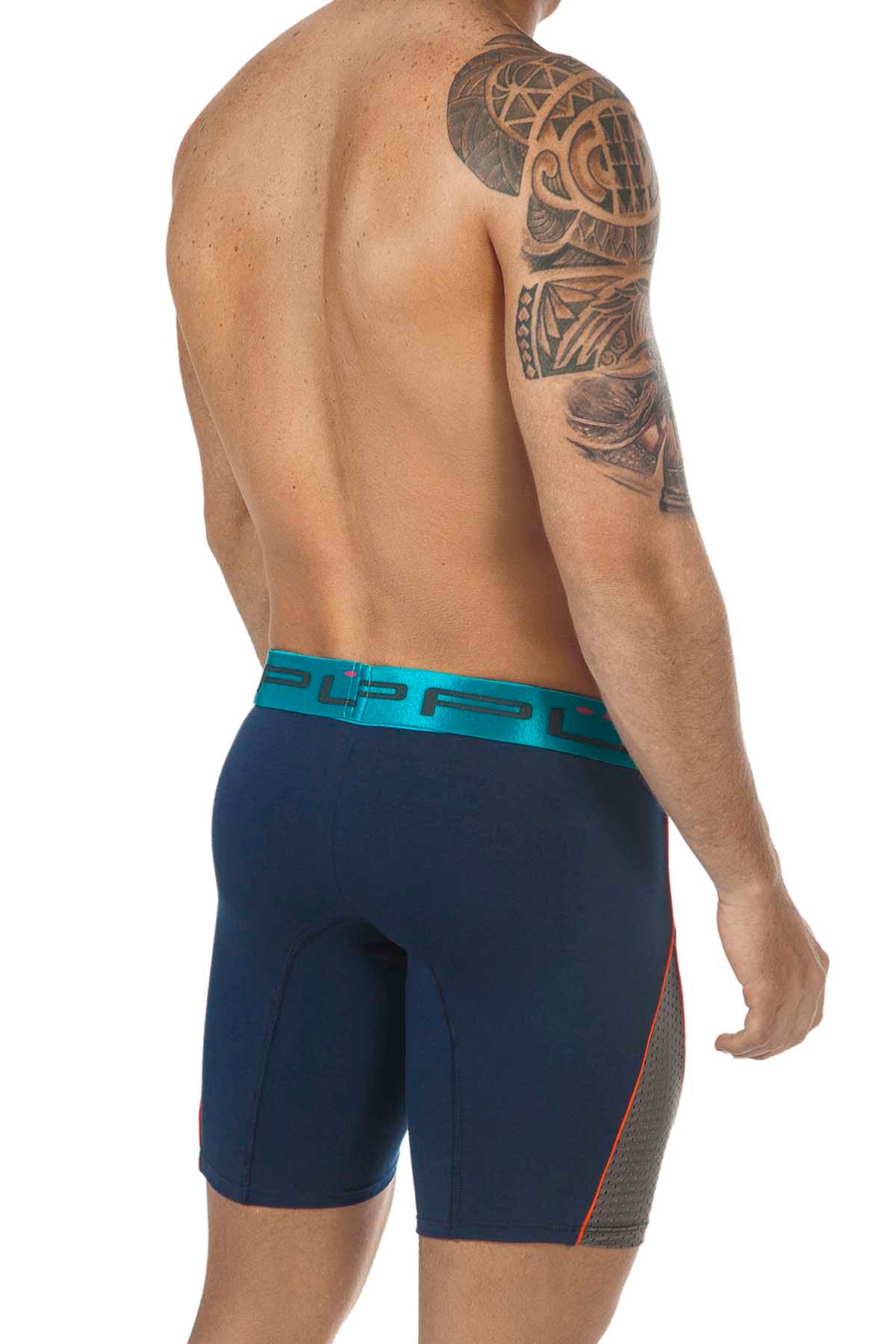 PPÜ Dark-Blue/Charcoal-Mesh Boxer Brief