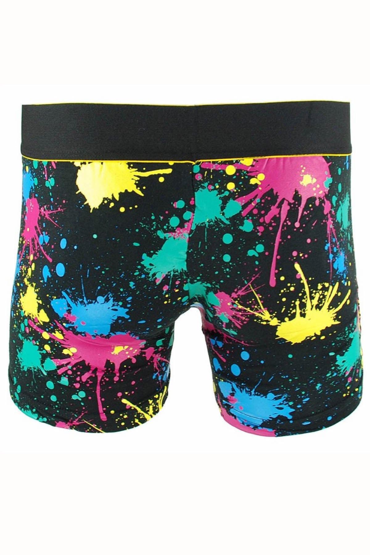 Sly Black Splatter Boxer Brief