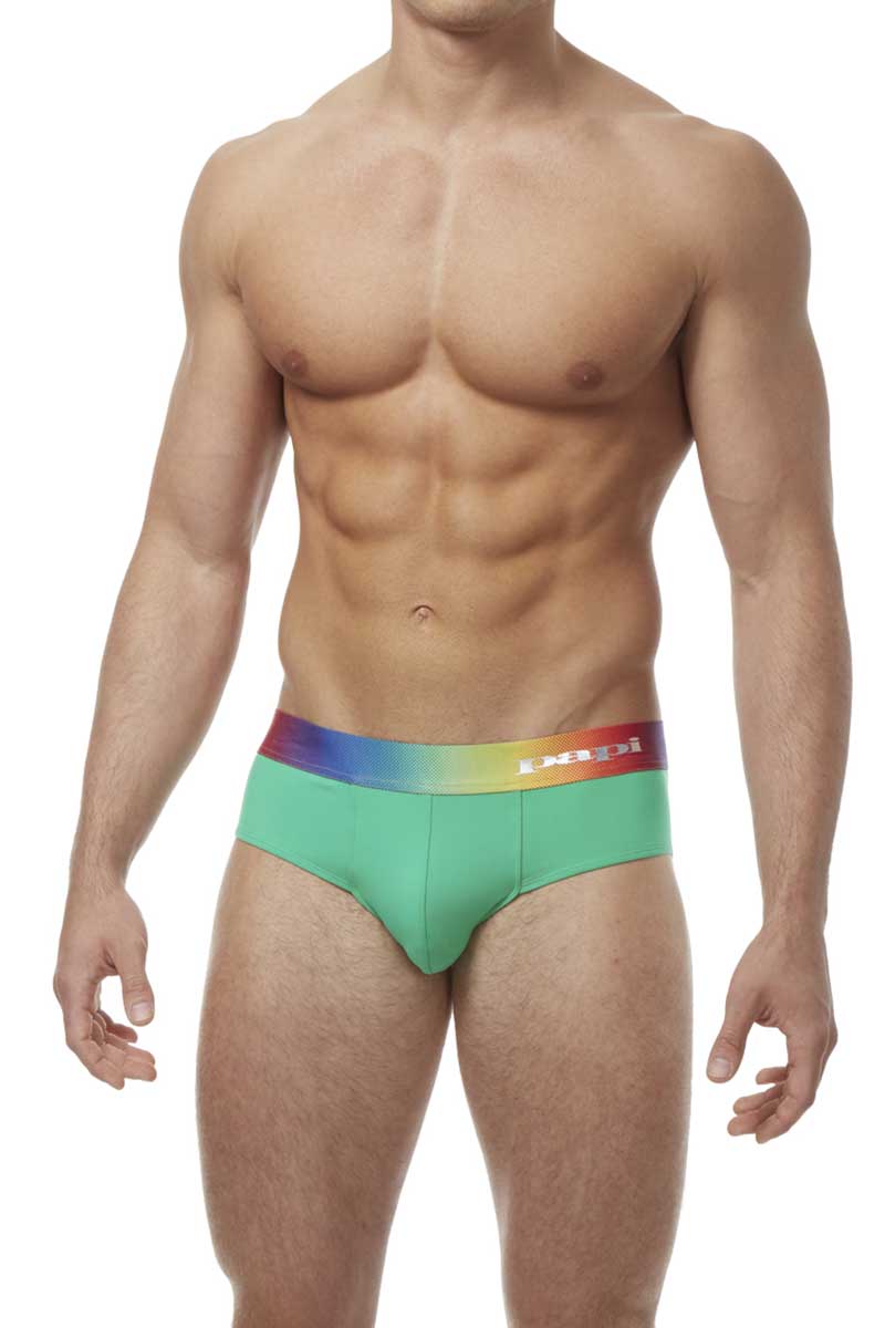 Papi Green Rainbow Brazilian Brief