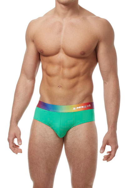 Papi Green Rainbow Brazilian Brief