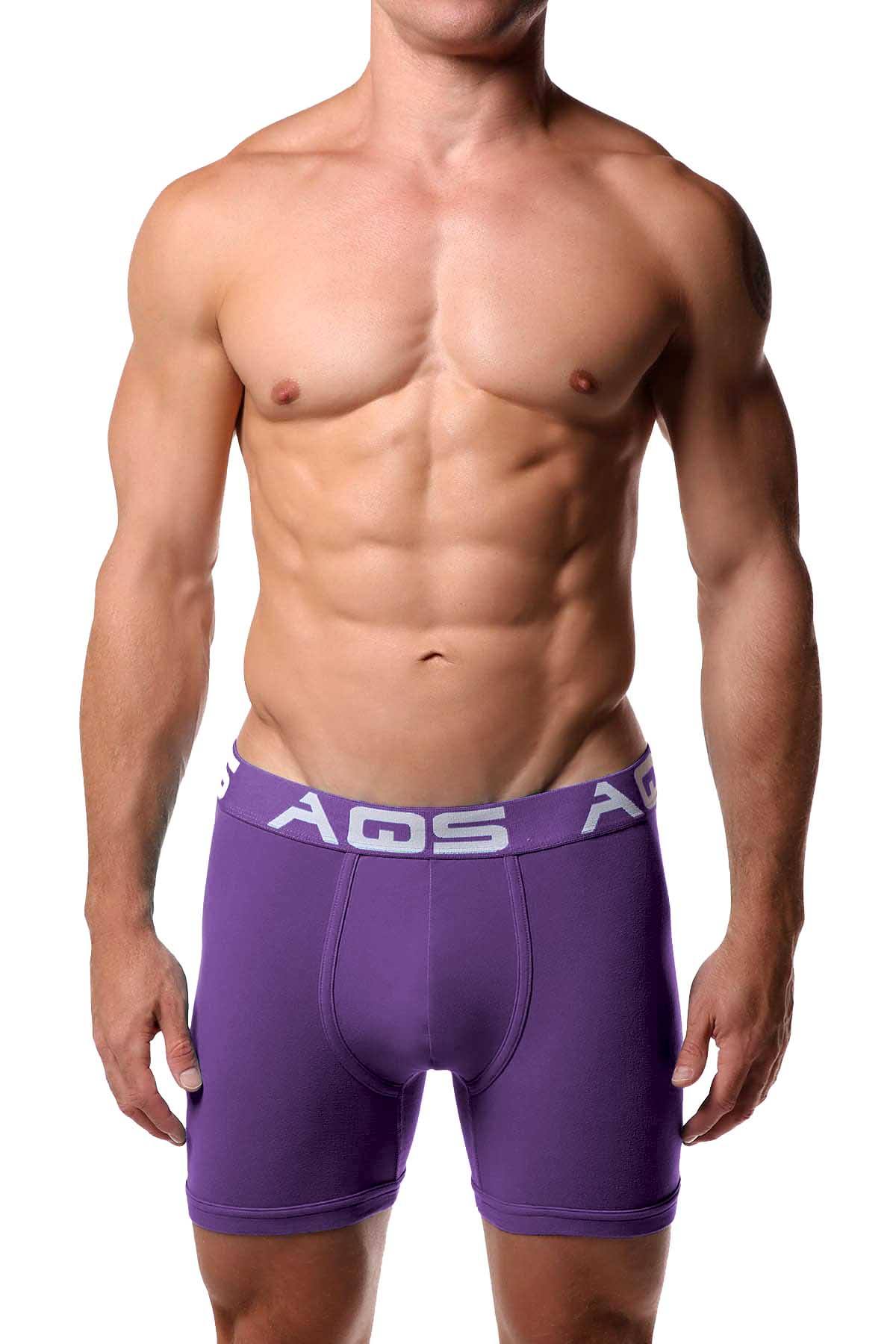 AQS Pink/Purple/Teal Boxer Brief 3-Pack