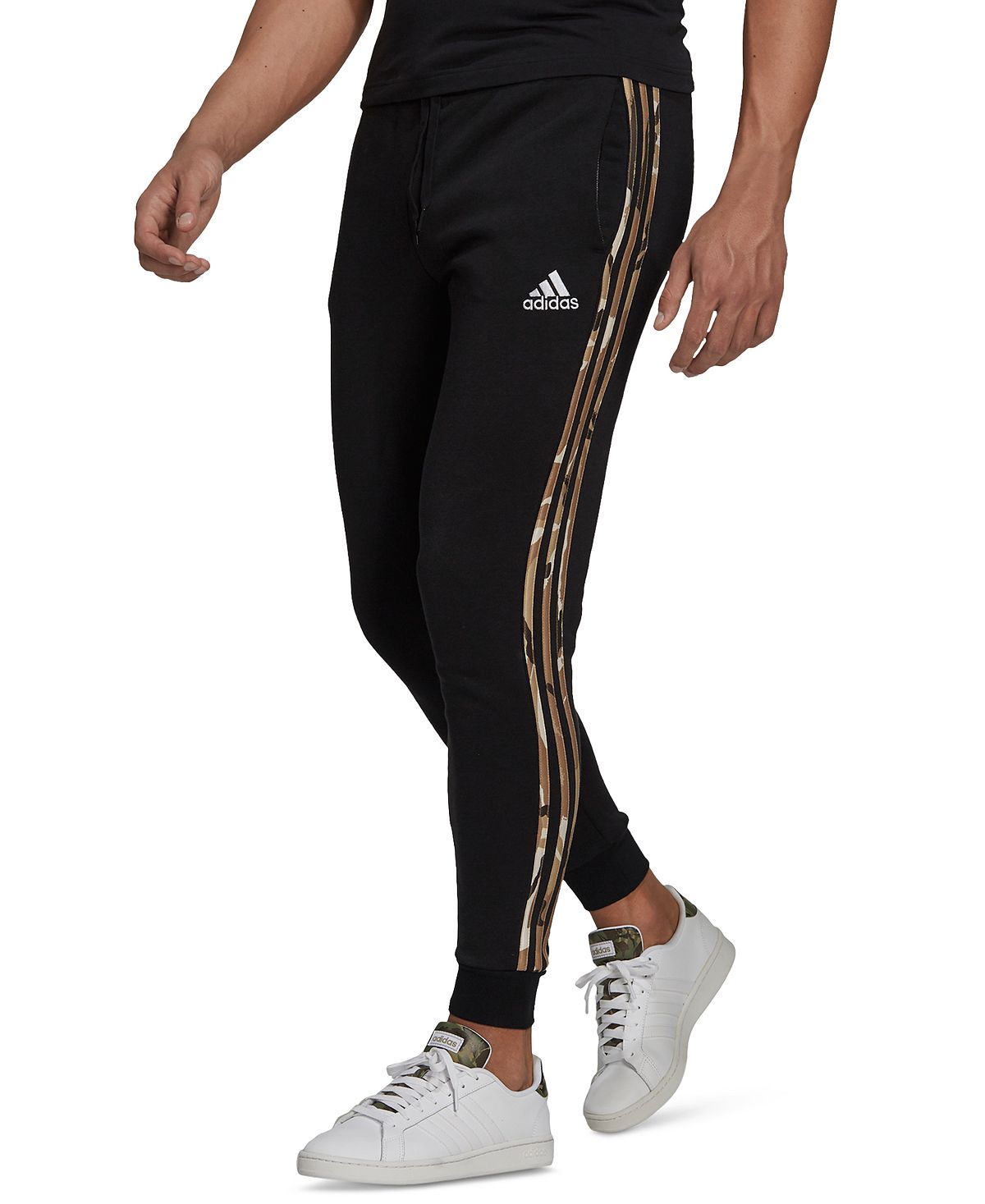 Adidas Camo Tape Jogger Pants Black/camel Camo