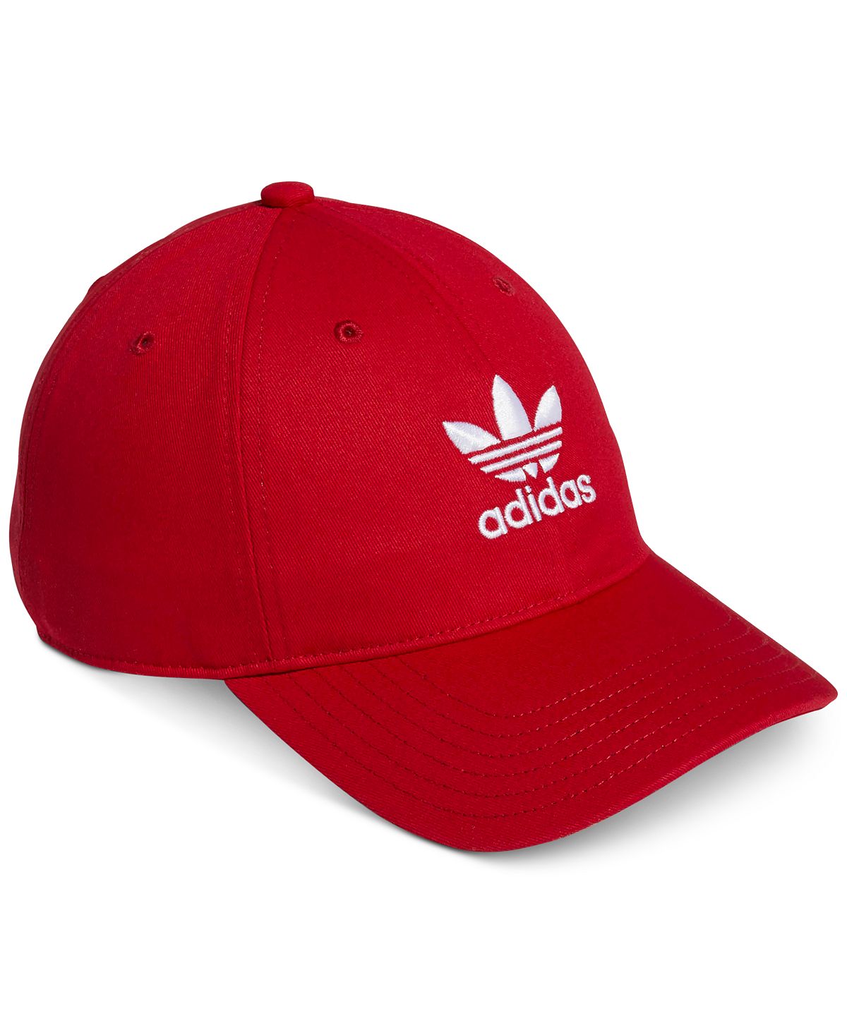 Adidas Originals Relaxed Strapback Hat Scarlet