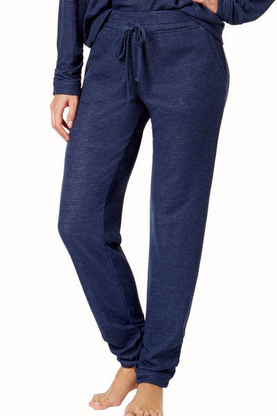 Alfani Intimates Navy Double-Knit Jogger PJ Pant