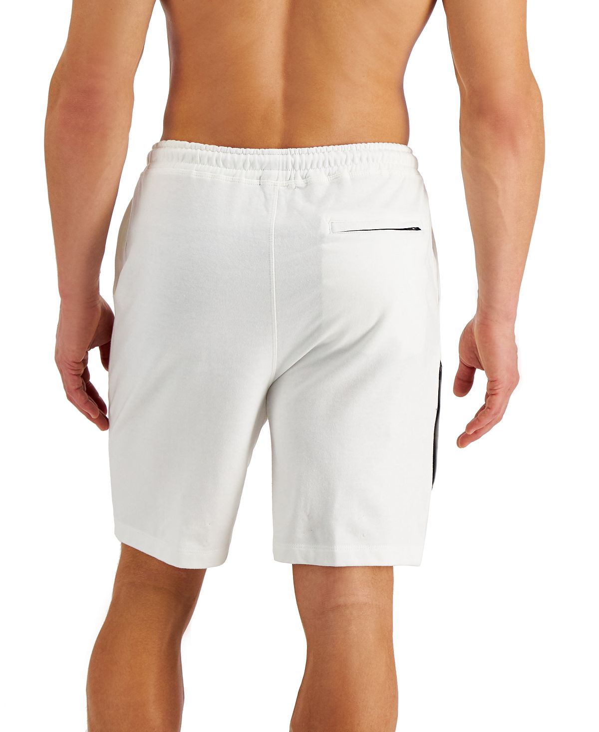 Alfani Moisture-wicking Pajama Shorts White