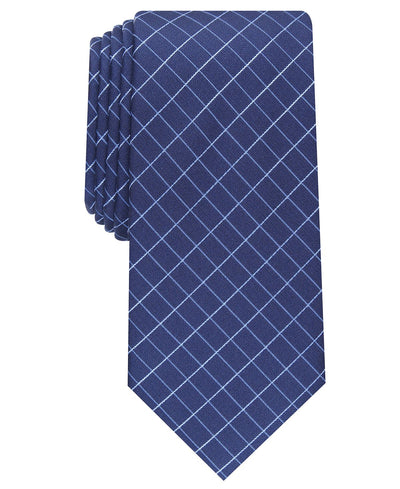 Alfani Slim Grid Tie Navy