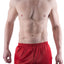 American Jock Red Military Training Short