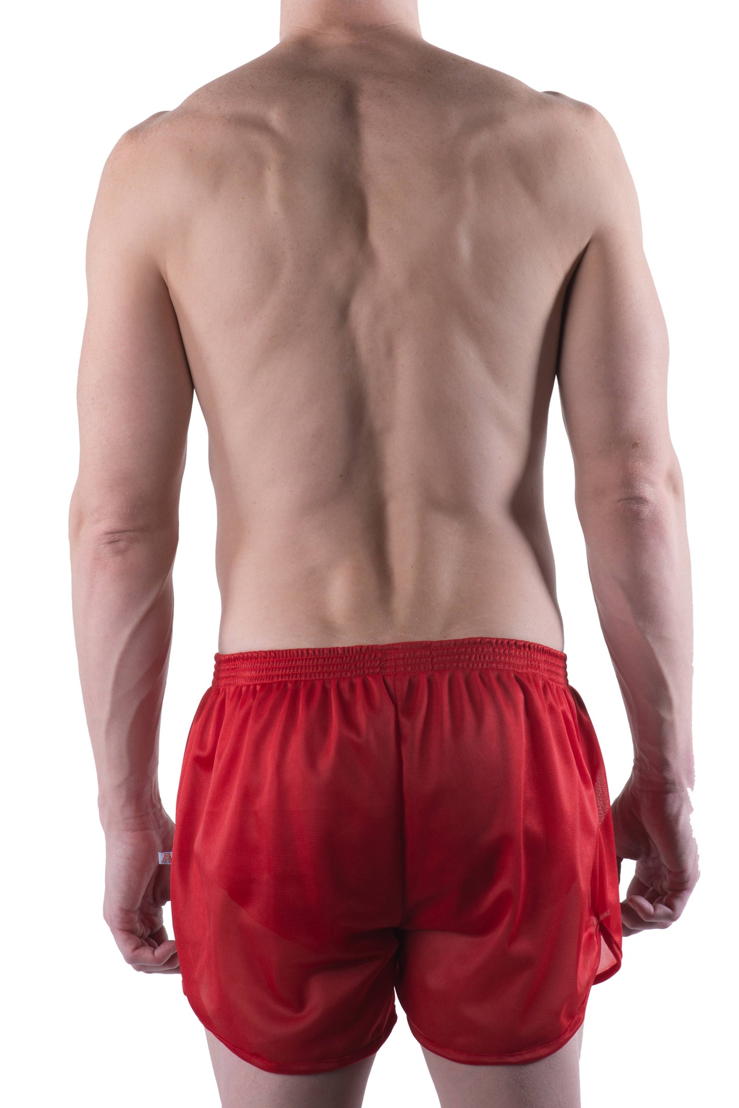 American Jock Red Military Training Short