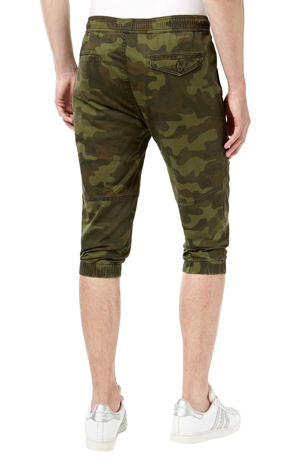 American Rag Olive Mist Camo Stretch Cropped Jogger