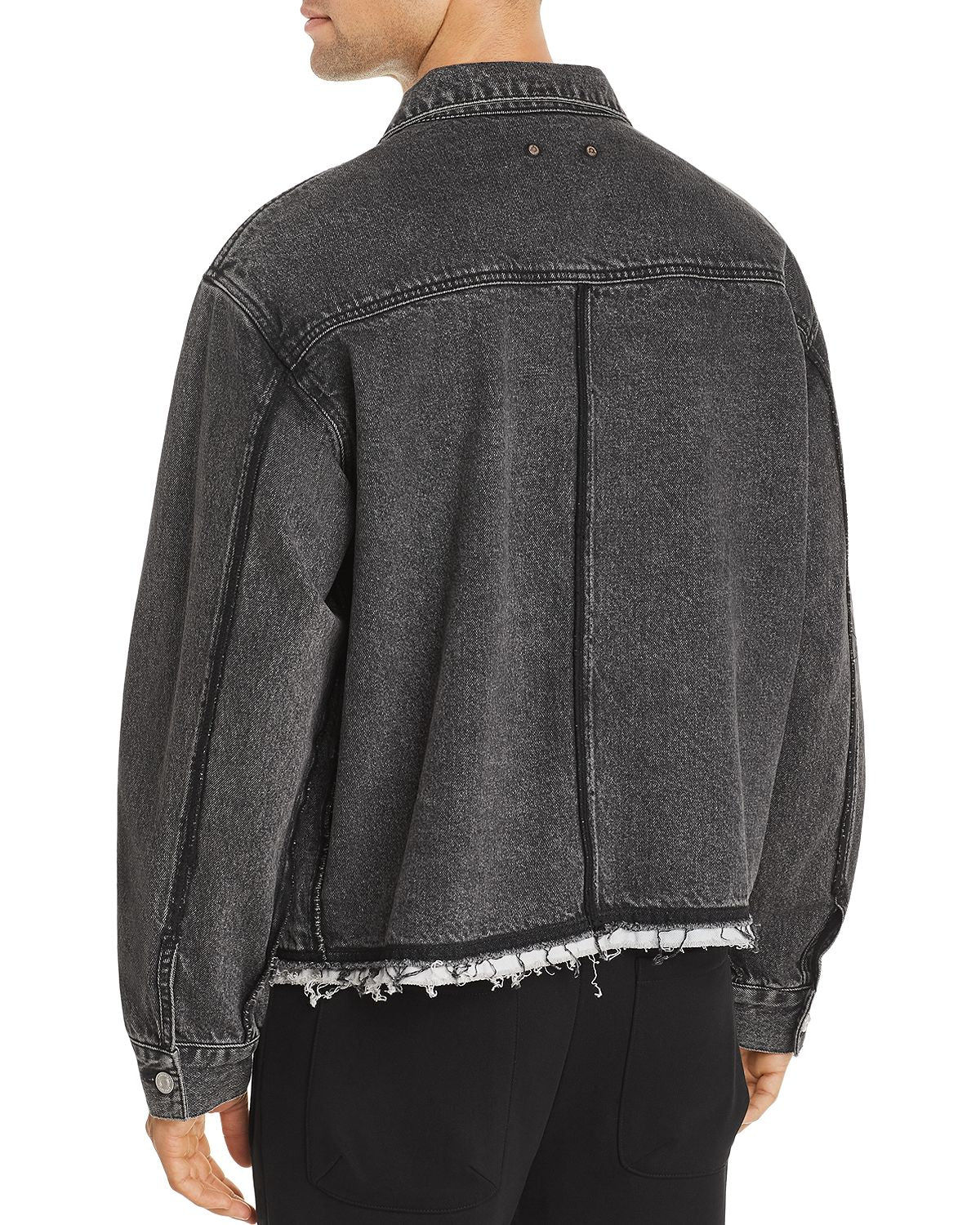 Andersson Bell Inside-out Denim Jacket Black