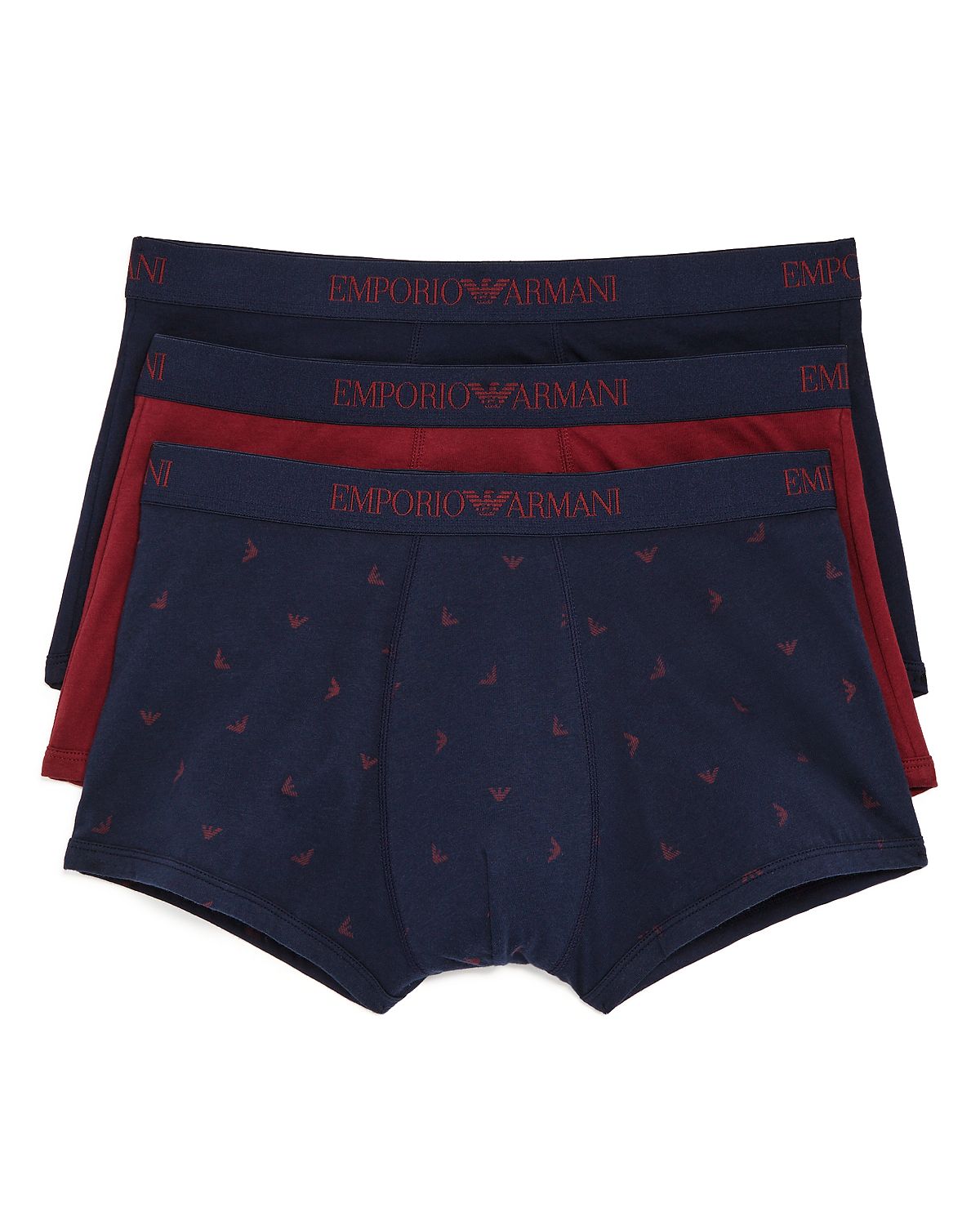 Armani Trunk Underwear Set Pack Of 3 Marine