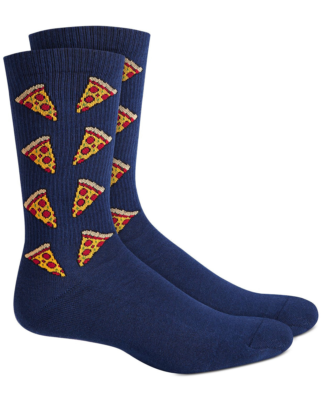 BAR III Pizza Socks Navy