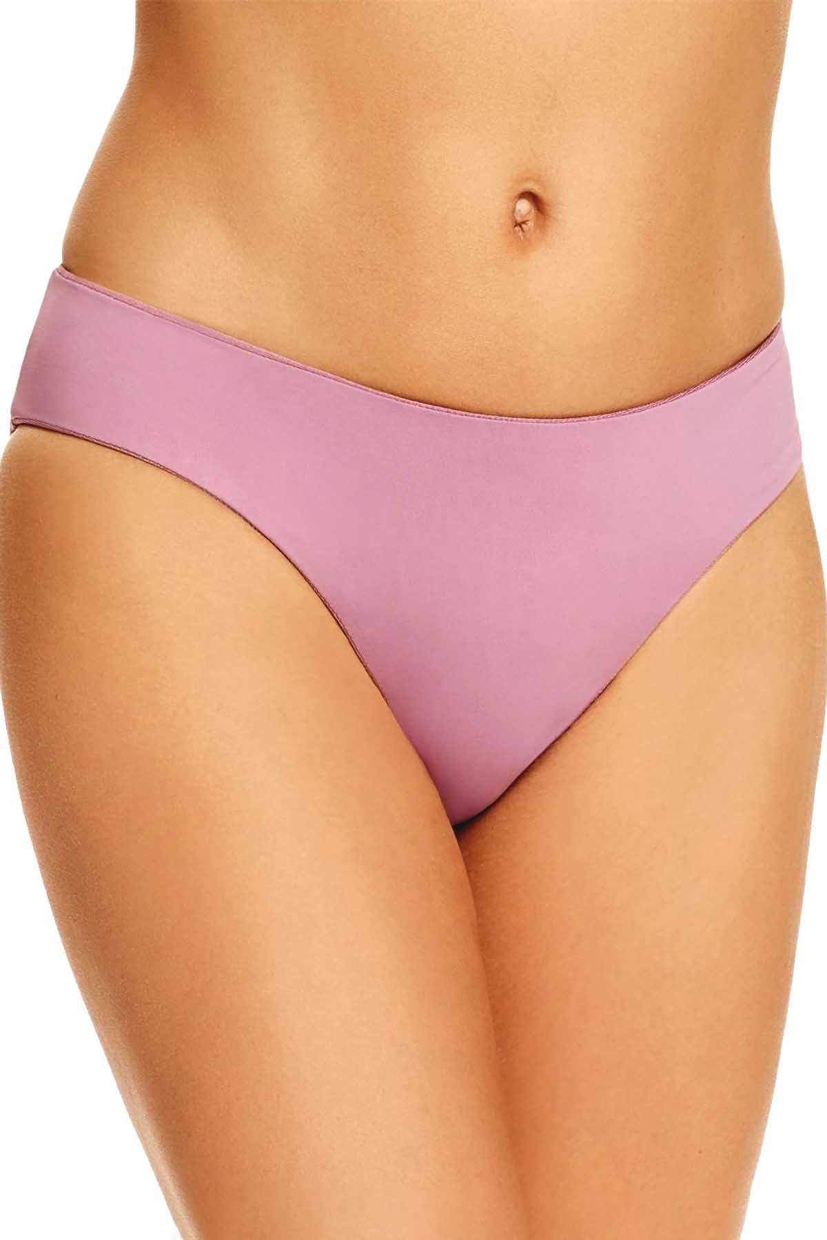 BECCA by Rebecca Virtue Ballerina Reversible Bikini Bottom in Mauve