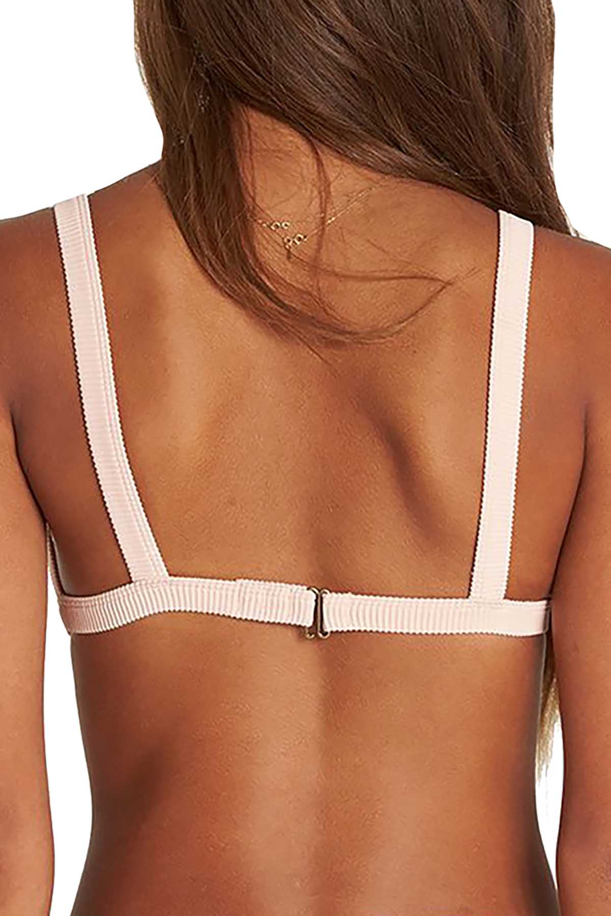 Billabong Barely Blush Tanlines Fixed Triangle Bikini Top