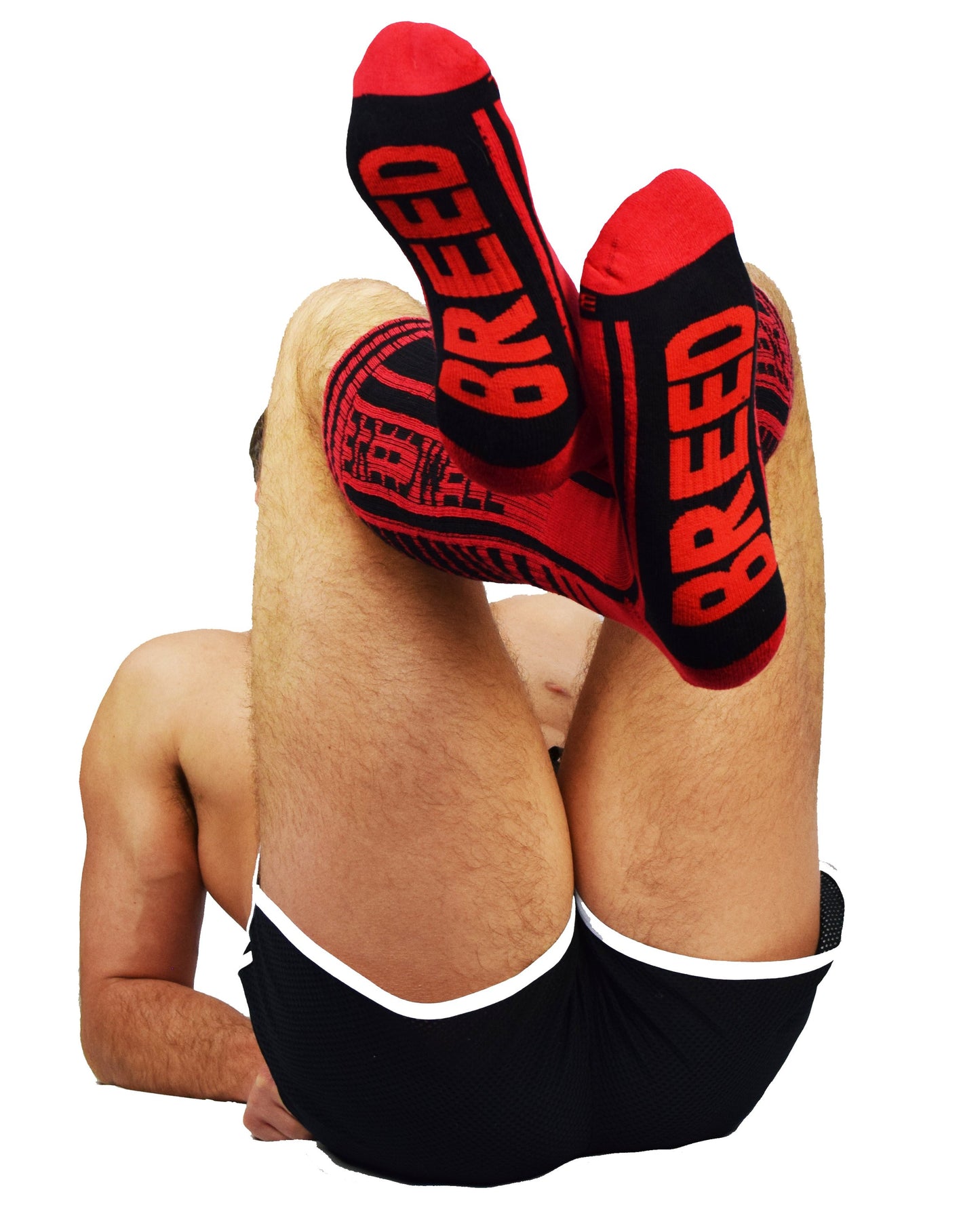 Breedwell Red Moto Breed Socks