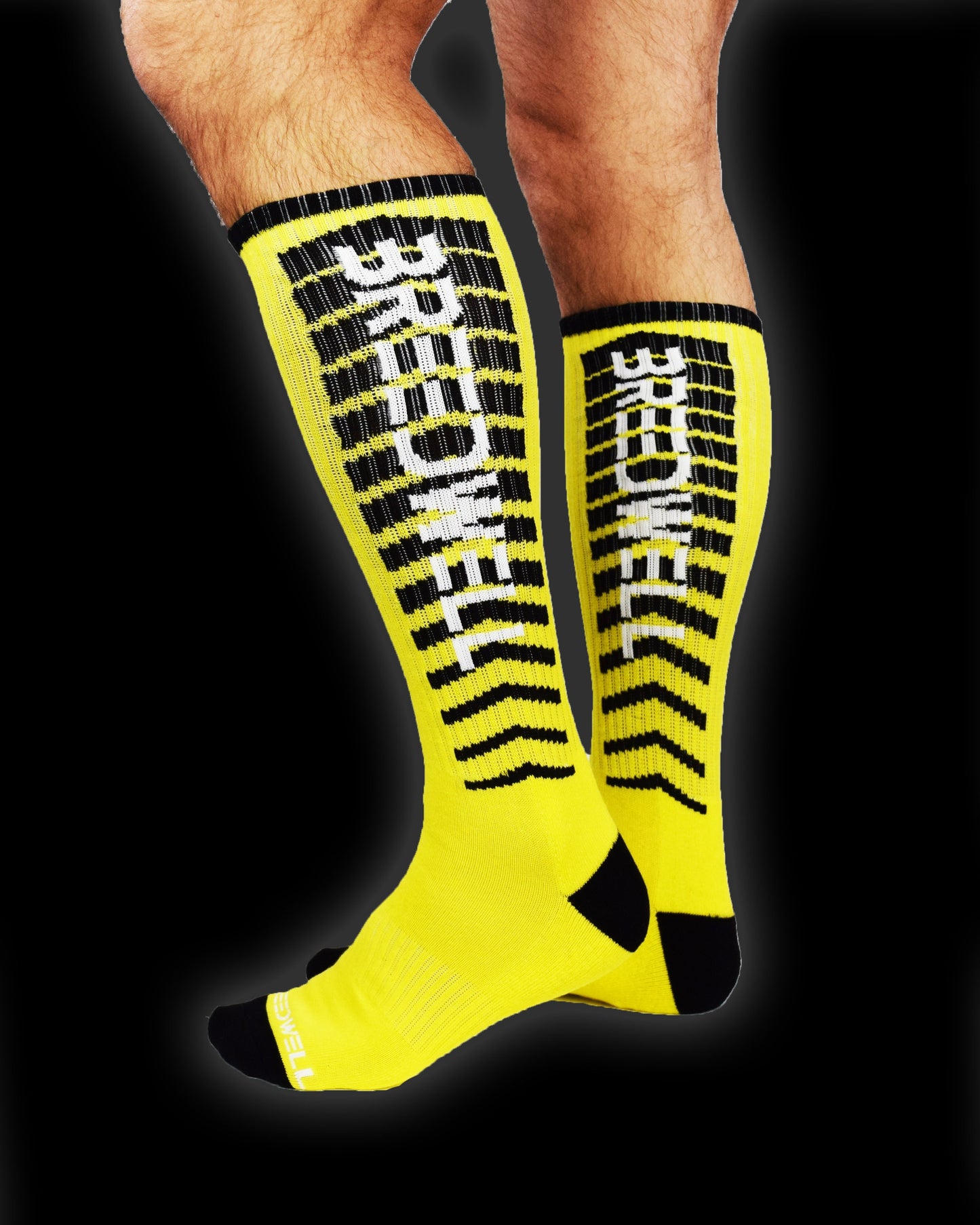 Breedwell Yellow Hazard Dirty Socks