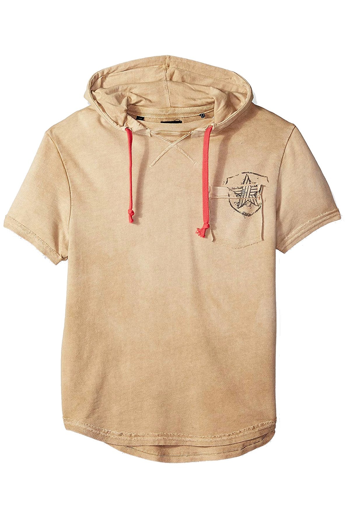 Buffalo by David Bitton Faded-Jute Graphic Hooded T-Shirt