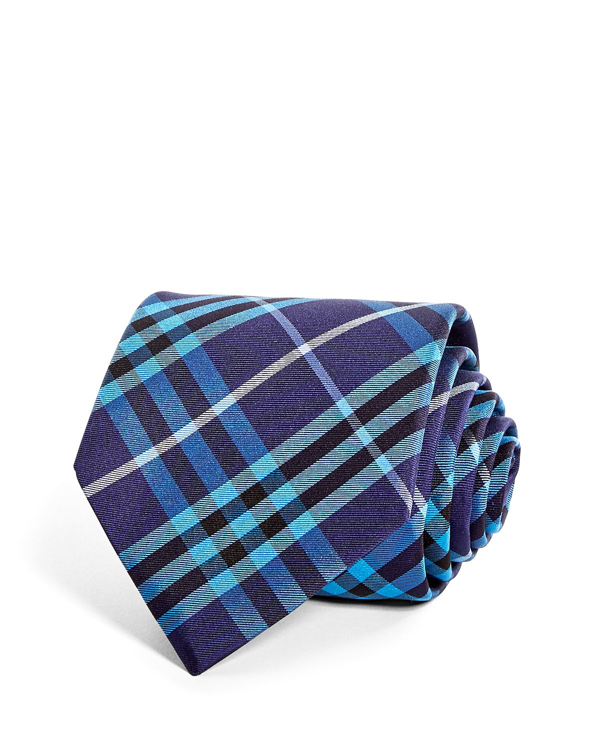 Burberry Clinton Check Classic Tie Bright Navy