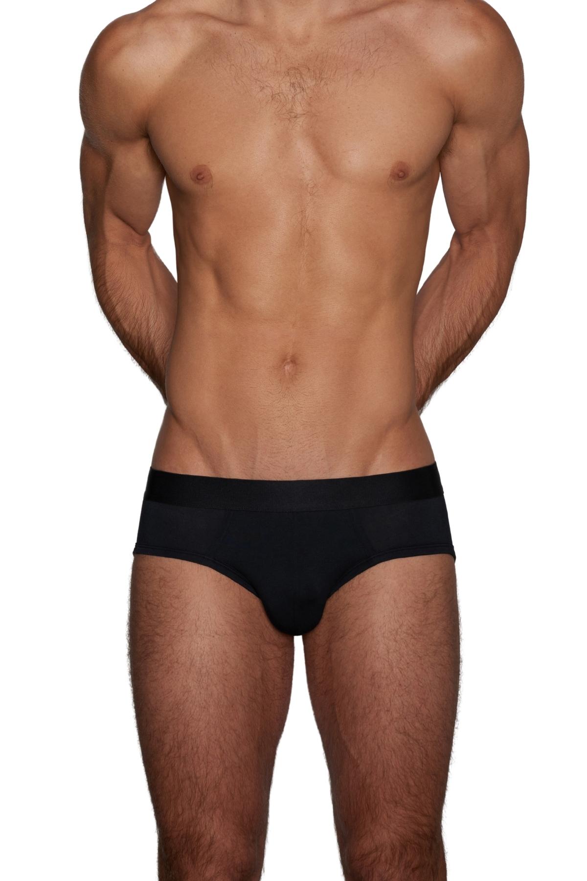 C-IN2 Black Minimal Low Rise Brief