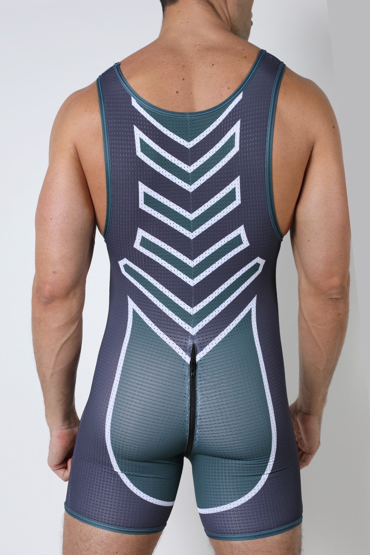 CB13 Green Kennel Club Spitfire Zipper Singlet