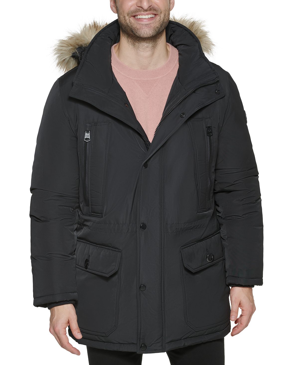 Calvin Klein Arctic Parka Jacket Olive