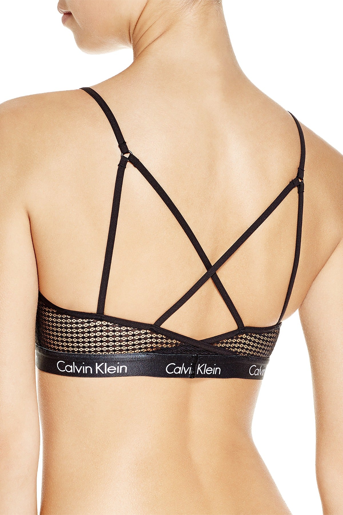 Calvin Klein CK One Logo Mesh Bralette & Reviews