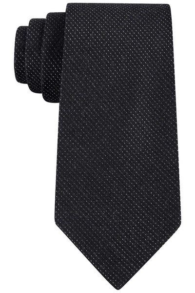 Calvin Klein Black/Gold Glitter Micro Dots Tie