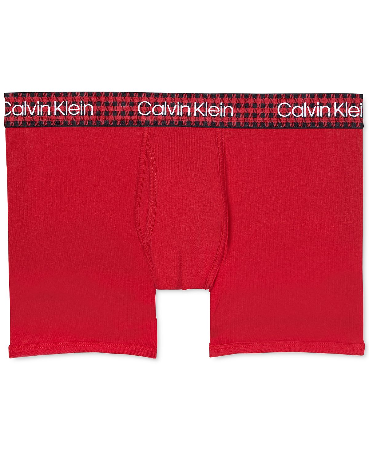 Calvin Klein Buffalo Plaid Boxer Briefs Temper Body W/ Temper/black Buffalo Check