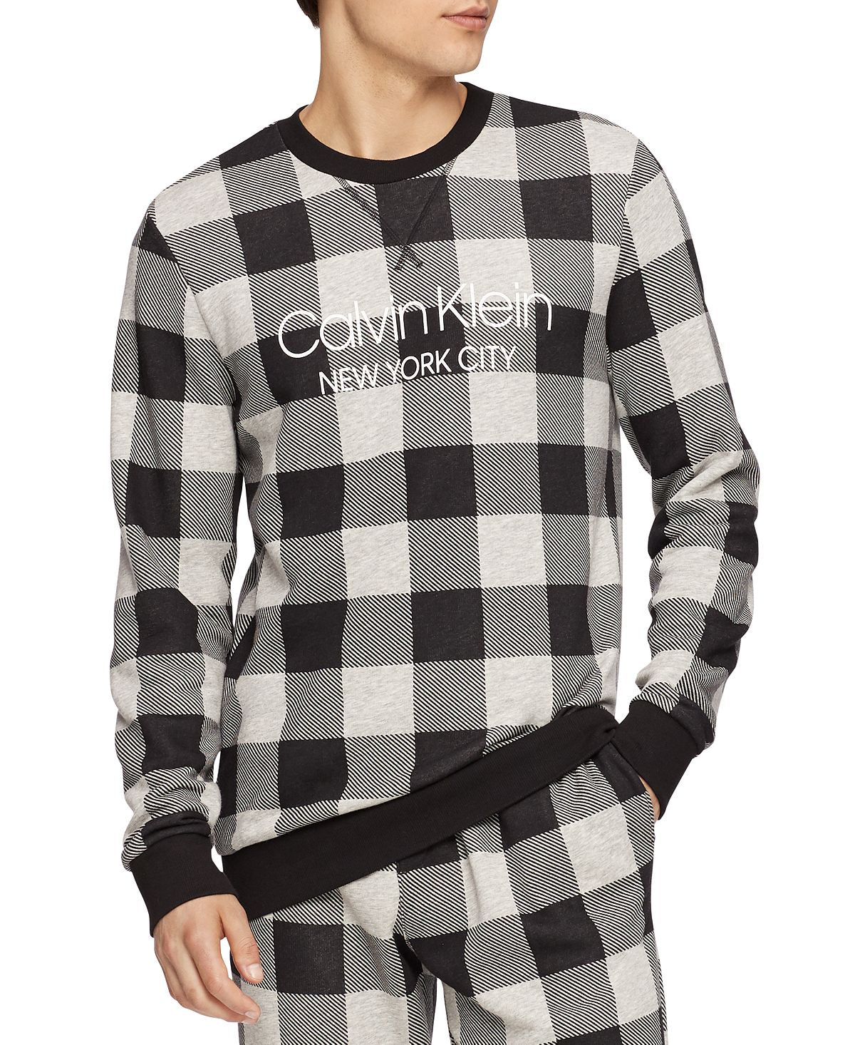 Calvin klein best sale buffalo plaid joggers