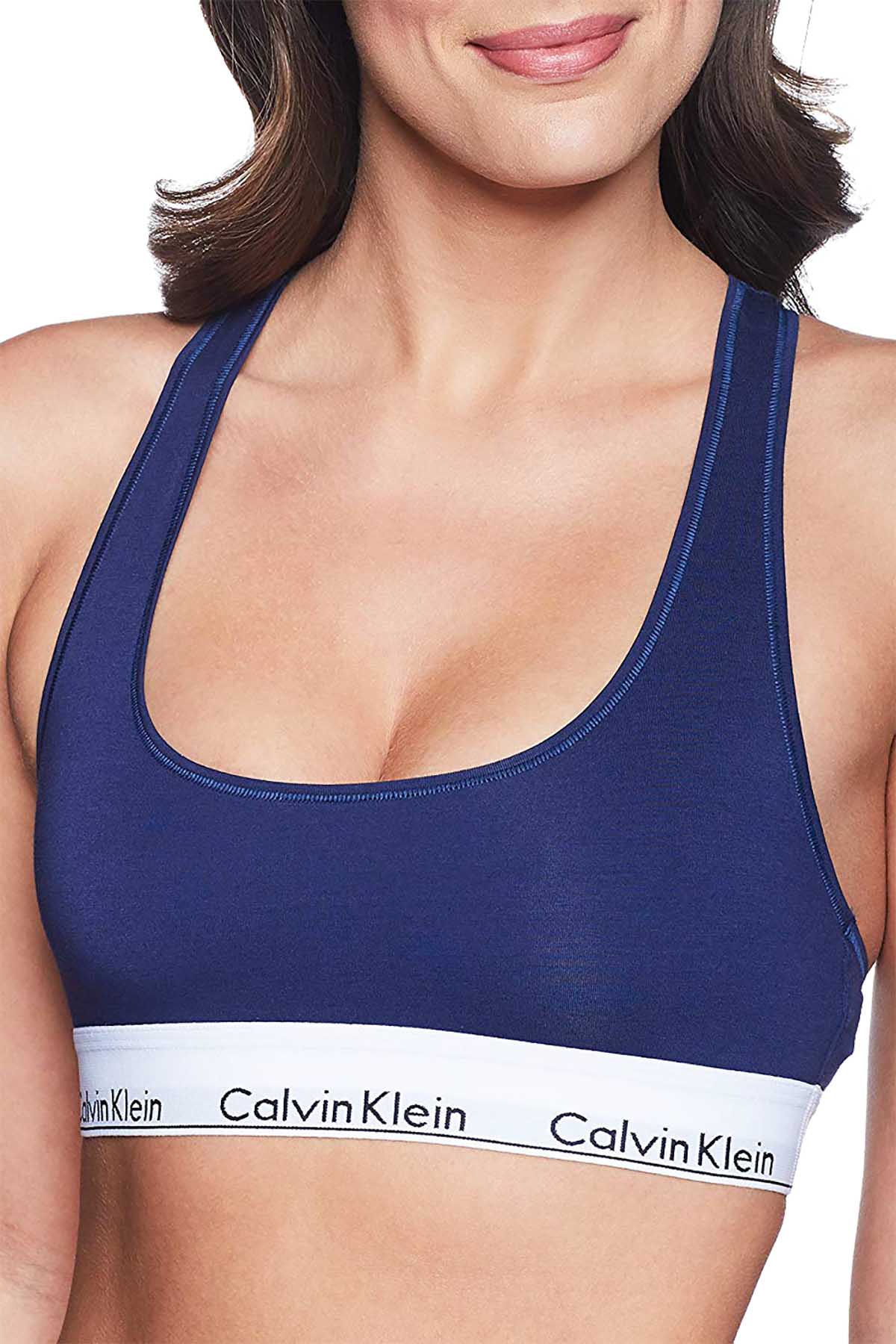 Calvin Klein Modern Cotton Blue Racerback Bralette