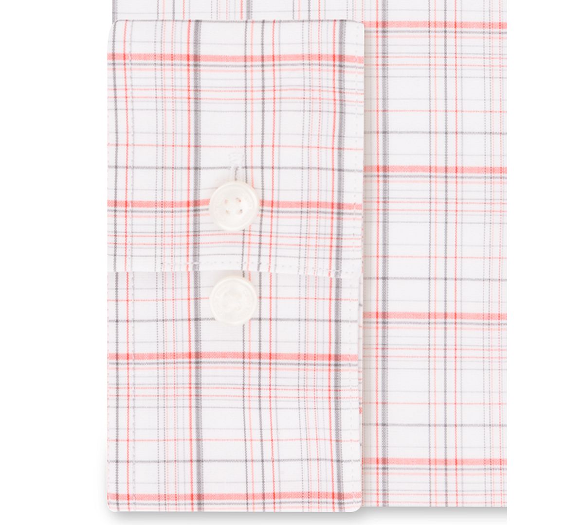 Calvin Klein Extra-fit Stretch Performance Non-iron Temperature-regulating Check Dress Shirt Red Multi