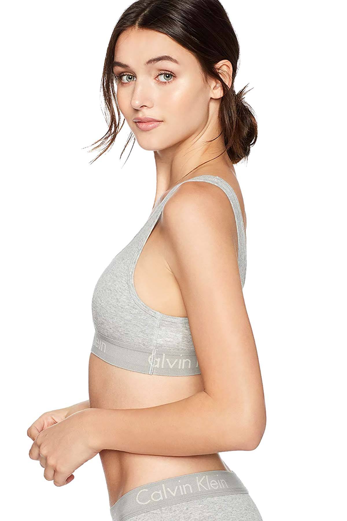 Calvin Klein Women's Body Unlined Bralette, Grey Heather, S