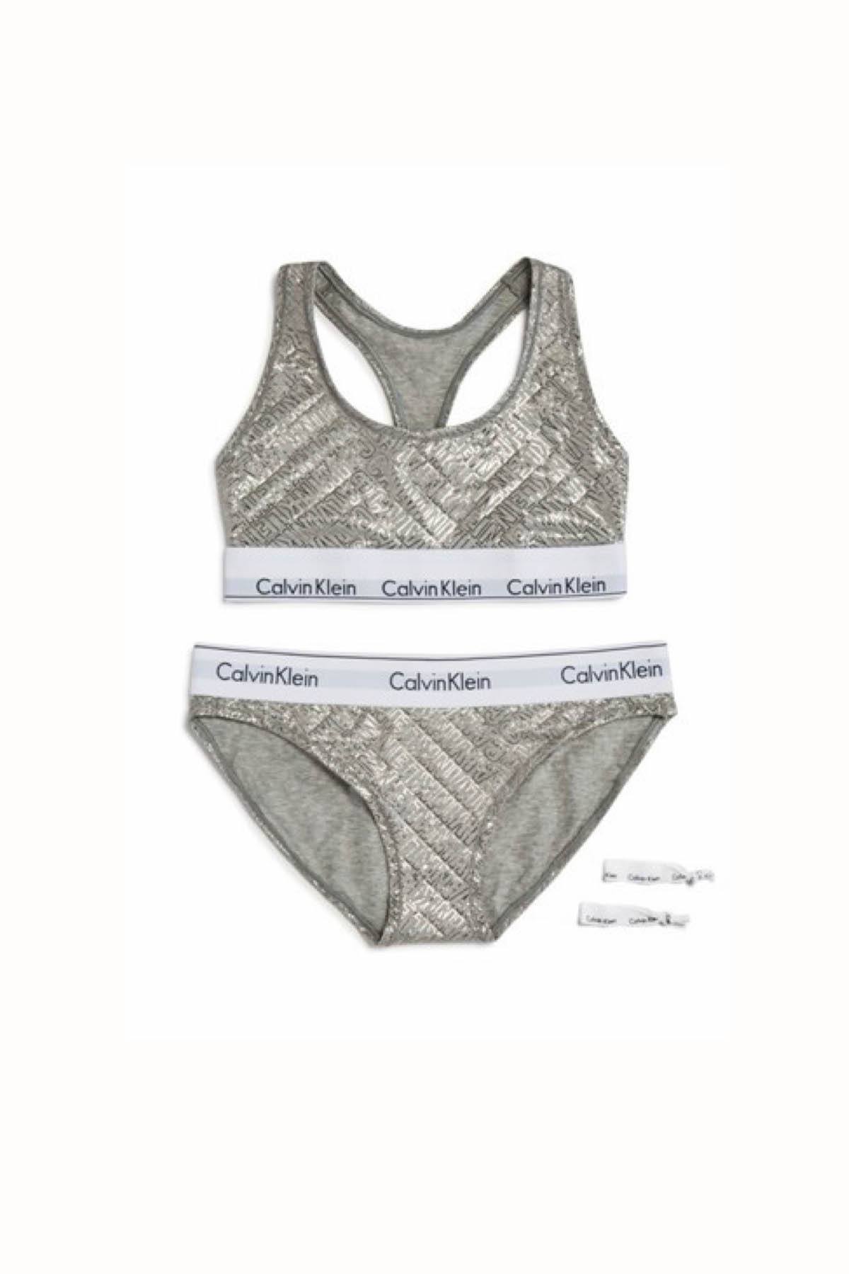 Calvin Klein Underwear MODERN BRALETTE - Bustier - grey heather/grey 
