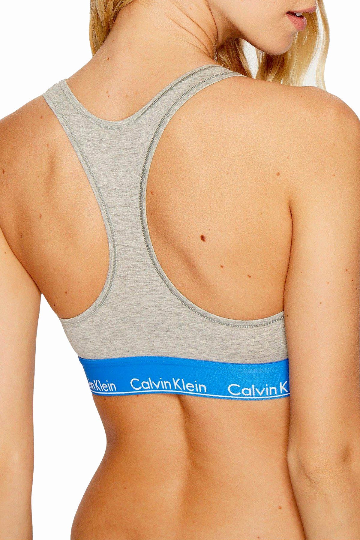 Calvin Klein Modern Cotton Bralette F3785 Charcoal Heather – CheapUndies
