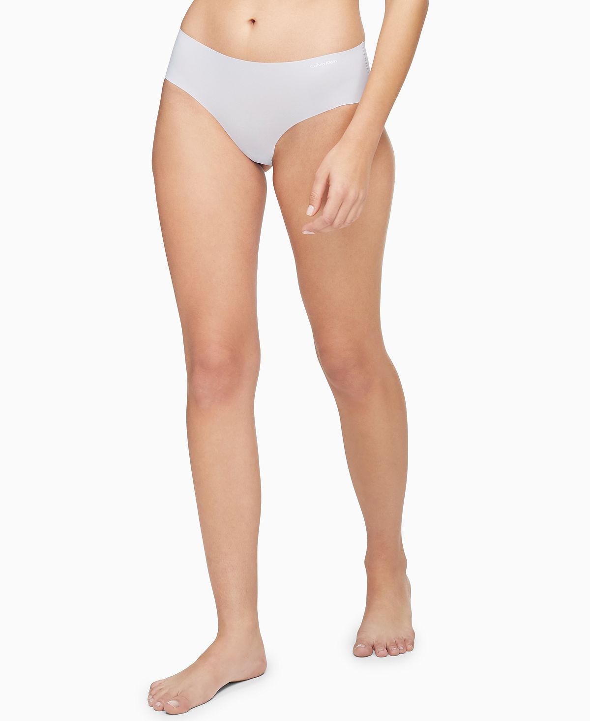 Calvin Klein Invisibles Seamless Hipster Panties in White