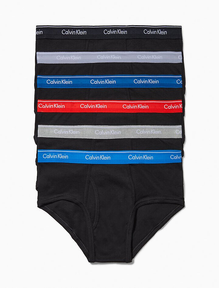 Calvin Klein Mens Cotton Classics 6-Pack Briefs