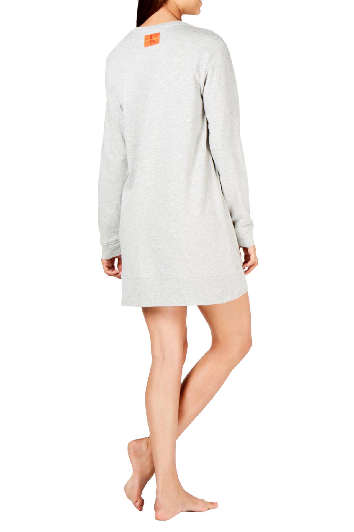 Calvin Klein Monogram Lounge Nightshirt in Grey Heather