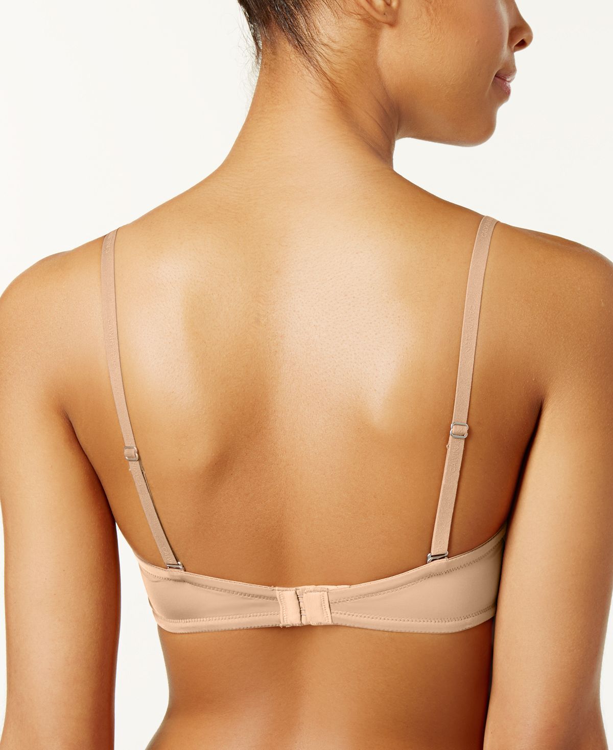 Calvin Klein Naked Glamour Strapless Push Up Bra F3493 Buff (Nude 5) –  CheapUndies