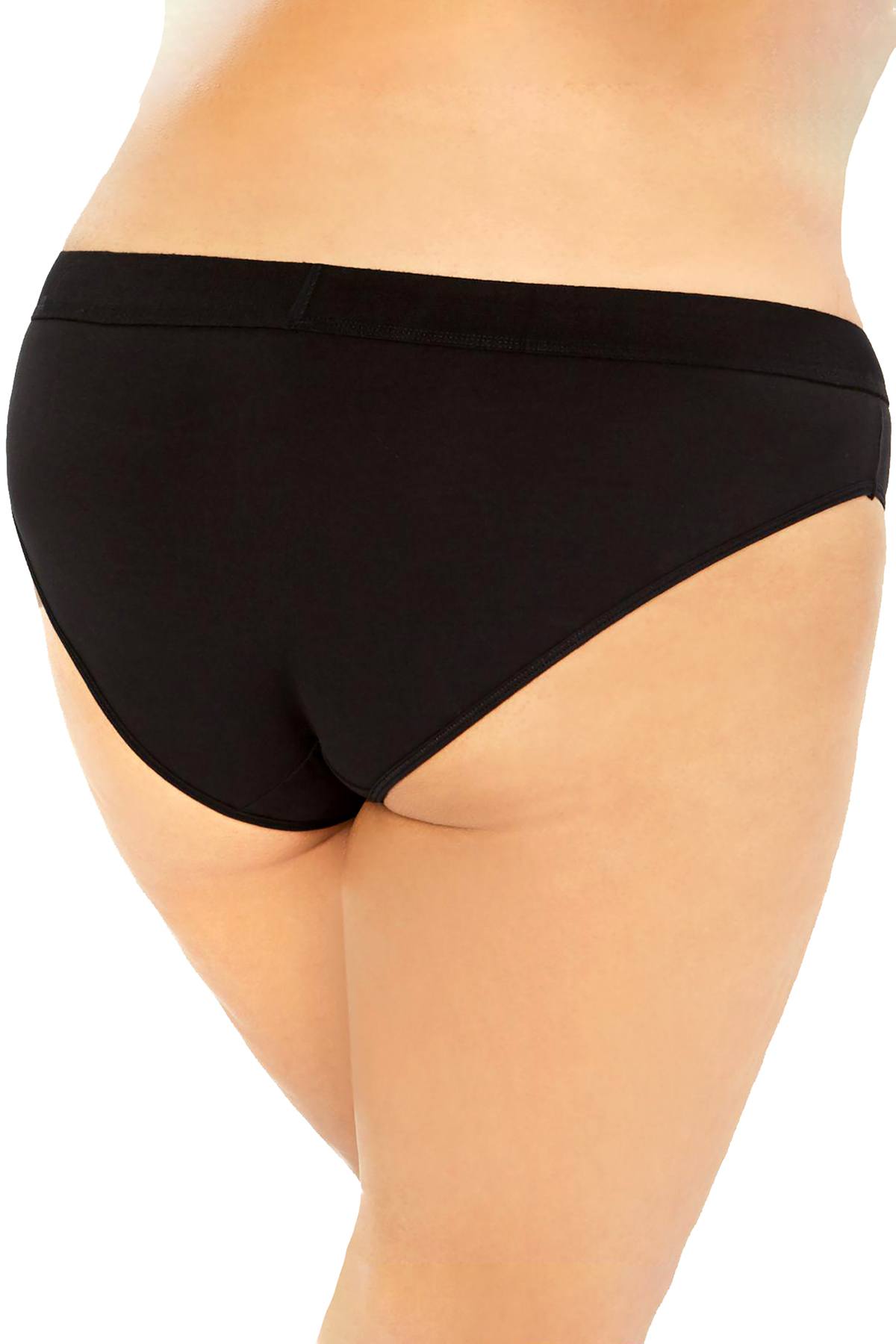 Calvin Klein PLUS Monogram Bikini Brief in Black