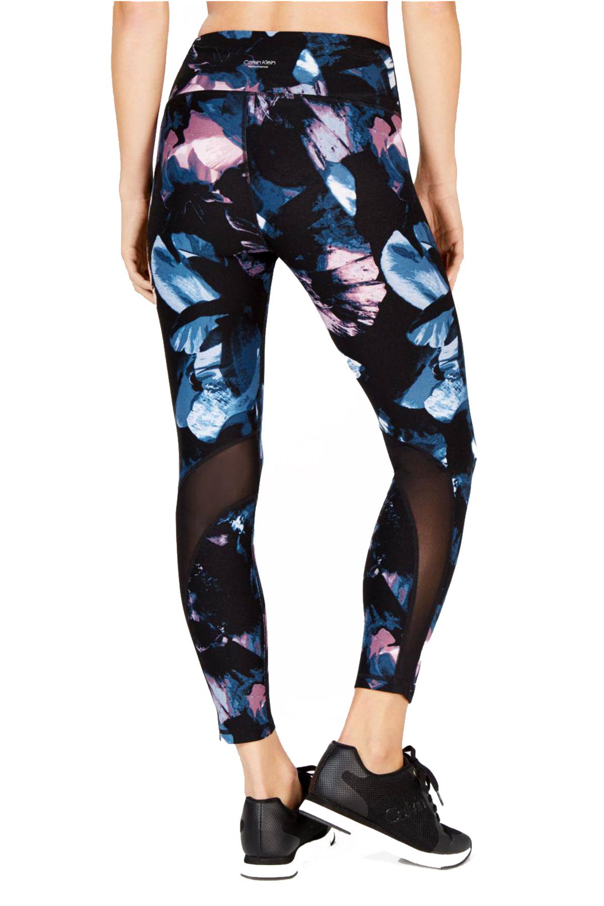 Calvin Klein Performance Eclipse-Combo Printed High-rise Compression Legging