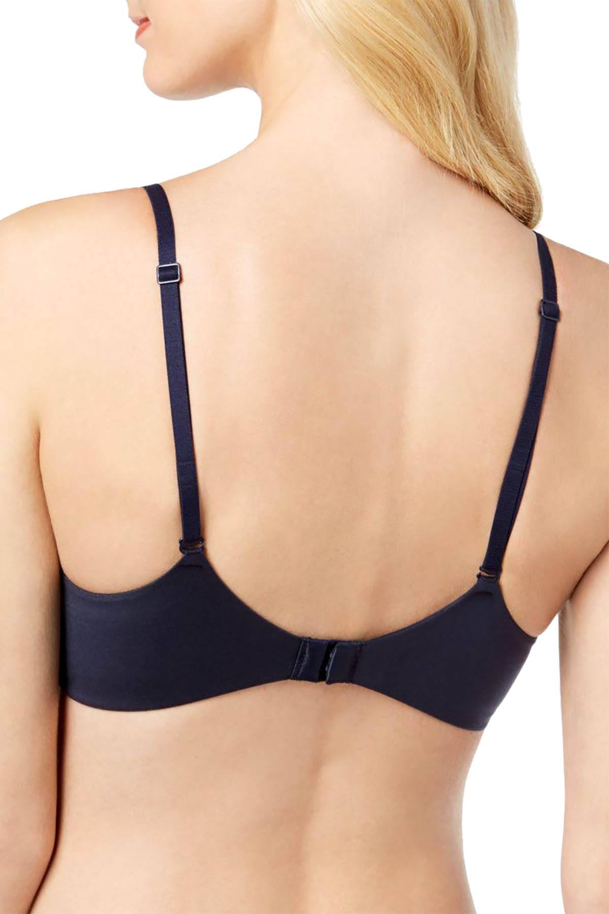 Calvin Klein Shoreline Navy Push Up Plunge Bra