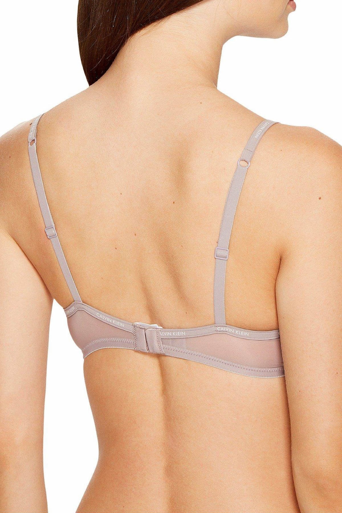 Calvin Klein Women's Sheer Marquisette Lightly Lined Demi Bra, Subdued, 30C  : : Clothing, Shoes & Accessories