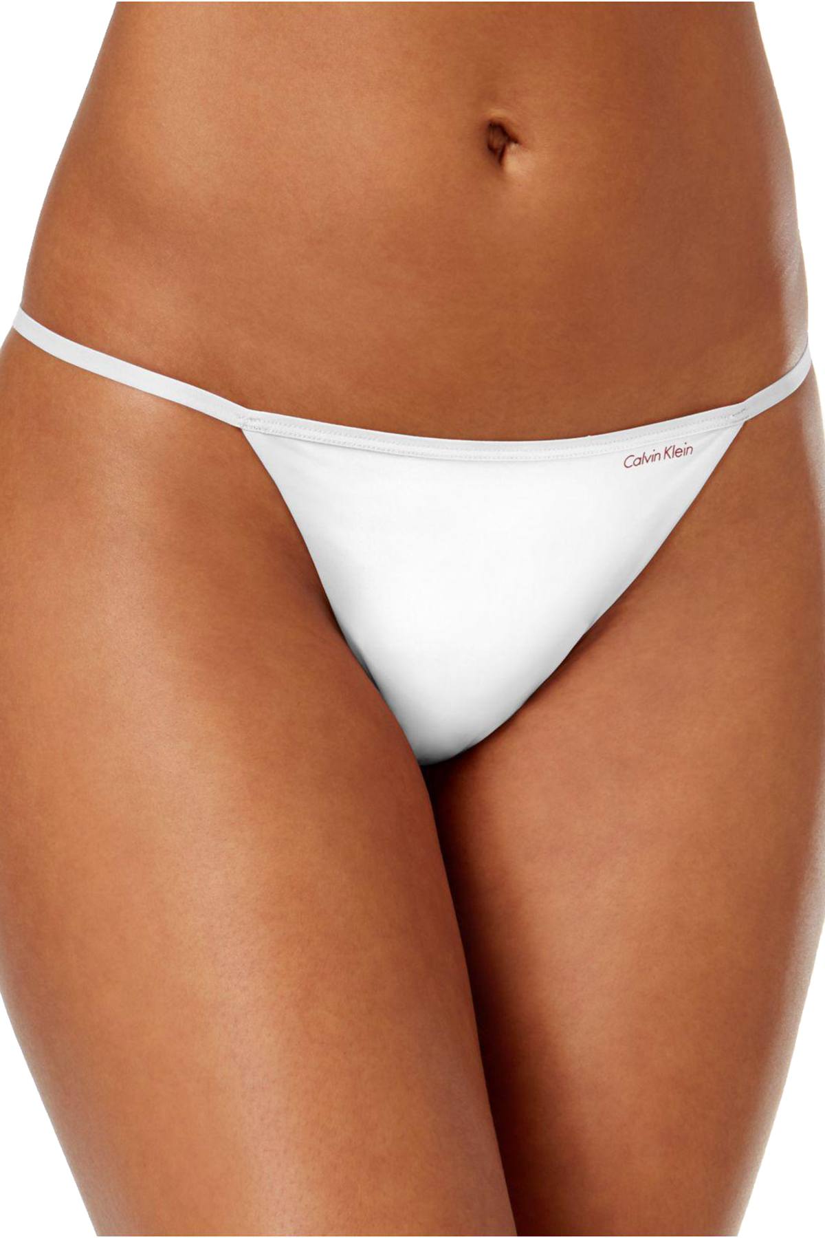 Calvin Klein White Sleek Modal G-String – CheapUndies